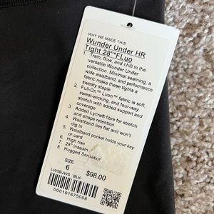COPY - Lululemon Wunder Under High Rise Tight 28” NWT RETIRED STYLE